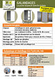 GD MENUISERIES - Porte Coulissante Atelier blanc 2 panneaux H204 x L73 cm, Galandage, kit de finition - vignette