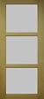 GD MENUISERIES - Porte Coulissante Ayous 3 Panneaux Gris Clair H204 x L73 cm,Galandage, kit finition - vignette