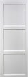GD MENUISERIES - Porte Coulissante Korya Blanc 3 panneaux H204 x L93 cm - vignette