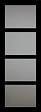 GD MENUISERIES - Porte Coulissante Telia Noir Vitrée H204 x L73 cm, Rail Alu - vignette