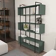 CONCEPT USINE - Bibliothèque contemporaine vert 180cm LULI - vignette
