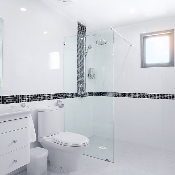 U-TILE - Receveur de douche à carreler standard 80 x 80 cm x 4 mm - large