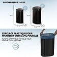 KITCHEN MOVE - Poubelle automatique inox MAJESTIC noir 58L - vignette