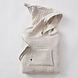 PAPILLON - Poncho enfant mixte 6/10 ans Gaze de coton unie GAIA Pampa - vignette