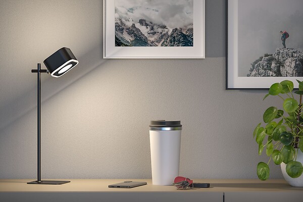 PAULMANN - Lampe à poser LED Varia magnetic 3en1 - Noir - 3W - large