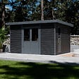 BARAC - Abri de jardin - Bois composite - Onyx 43 - 11,44m2 - vignette