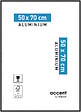 NIELSEN - Cadre aluminium NIELSEN ACCENT noir - 50x70cm - vignette