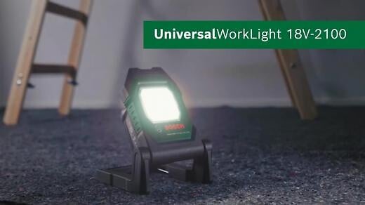 BOSCH - Lampe de travail LED UniversalWorkLight - 2100 lumens - 18V - large