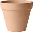 DEROMA - Pot Vaso White terre cuite - Terre rosée - Diam.13xH.11cm - vignette