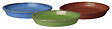 DEROMA - Soucoupe en terre cuite émaillée Fun - Diam.24,7cm - vignette