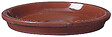 DEROMA - Soucoupe en terre cuite émaillée Fun - Diam.24,7cm - vignette