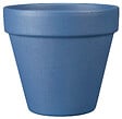 DEROMA - Pot décoratif Colorama Vinca - Bleu - Diam.15cm - vignette