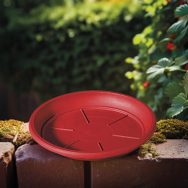 DEROMA - Soucoupe pour pot Day R - Rouge - Diam.35cm - large