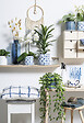 SCHEURICH - Cache-pot céramique Blue Batik - 19cm - vignette