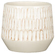 SCHEURICH - Cache-pot céramique Alabaster - Blanc ivoire - 16cm - vignette