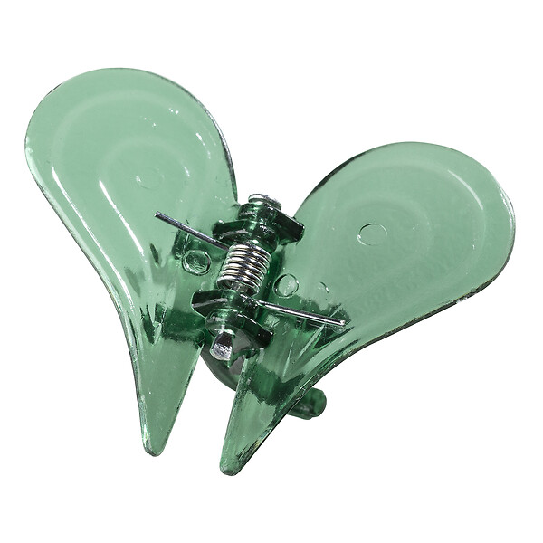 SCHEURICH - Clip Orchid Clip 152 - Vert transparent - Lot de 6 - large