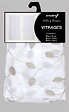 DYLREV - Paire de vitrages étamine brodée lurex - Gris - L.60xl.120cm - vignette