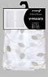 DYLREV - Paire de vitrage étamine brodée lurex 60x160 gris - vignette