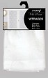 DYLREV - Paire de vitrages étamine brodée lurex - Blanc - 60x120cm - vignette