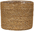 SCHEURICH - Cache-pot - Jonc de mer Seagrass Nut - Noisette - 15cm - vignette