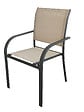 Fauteuil Solena aluminium - Taupe - vignette