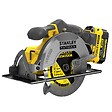 STANLEY Fatmax - Scie circulaire - 18V - 4Ah - Avec 2 batteries, chargeur et coffret - vignette