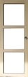 GD MENUISERIES - Porte Coulissante bois Ayous Vitrage transparent H204 x L83 cm, Coquilles - vignette