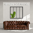 MON MARCHE DECO - Verrière Atelier 4 Carreaux - Déjà Montée - Noir Mat - vignette