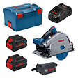 BOSCH - Scie circulaire plongeante sans fil BITURBO BOSCH GKT 18V-52 GC 2 x 5.5Ah - vignette