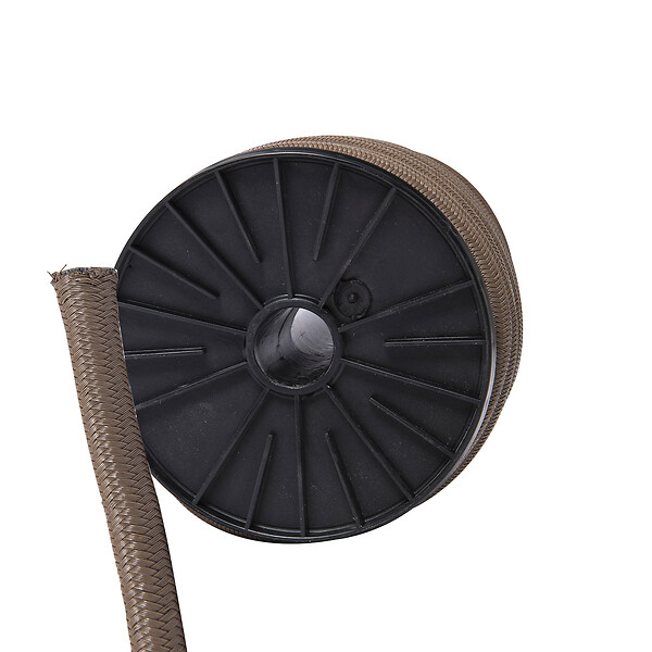 WERKAPRO - Tendeur marron  en bobine de 20 mètres Ø 10 mm - large