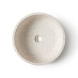 MG VALENCI - Vasque en terrazzo FLORENCIA WHITE 39x39x14 cm - vignette