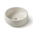 MG VALENCI - Vasque en terrazzo FLORENCIA WHITE 39x39x14 cm - vignette