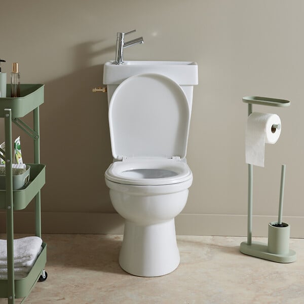 GODART - Pack WC avec lave mains intégré gain de place Sortie Horizontale - large