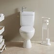 GODART - WC à poser avec lave-mains intégré avec bride sortie verticale - Vertigo duo - vignette