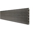 DECKLINEA - Kit Clôture Composite CRUZ Ardoise 16,5x1,8m - Bois composite & Aluminium - Poteaux sur Platines Gris - Brise vue - Palissade - vignette