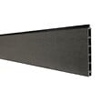 DECKLINEA - Kit Clôture Composite RIO Anthracite 9x1,8m - Bois composite & Aluminium - Poteaux sur Platines Noir - Brise vue - vignette