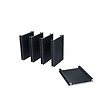 DECKLINEA - Kit Clôture Ajourée Aluminium OLINDA Anthracite 18,33x1,8m Poteaux sur Platines - Dimension des Lames : 21x100x1780 mm - Brise vue - Palissade - vignette