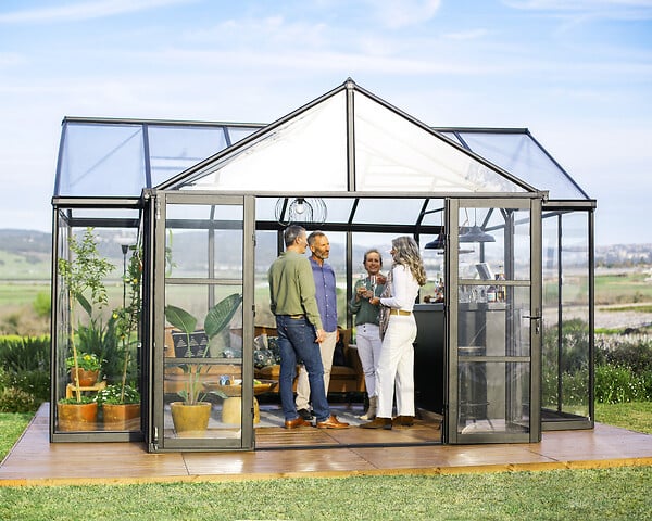 CANOPIA - Canopia Serre de jardin Triomphe 11,5m² Noir - large