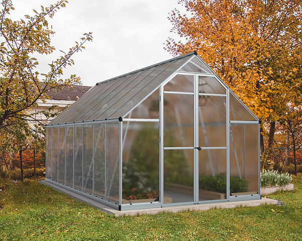 CANOPIA - Canopia Serre de jardin Essence 11,8m² Argent - large