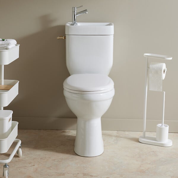 GODART - Pack wc surélevé sortie verticale avec lave mains - large