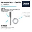 GROHE - Douchette 1 jet Euphoria Cosmopolitan avec flexible - vignette