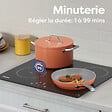 CIARRA - Table de cuisson à induction 4 Foyers 6000W Noir CD4BIH-F - vignette