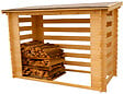 HABRITA - Abri de jardin range-bûches - Bois -  4 stères - 1.90m2 - vignette