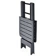 VIDAXL - vidaXL Table pliable de jardin Anthracite 79x72x70 cm Plastique - vignette