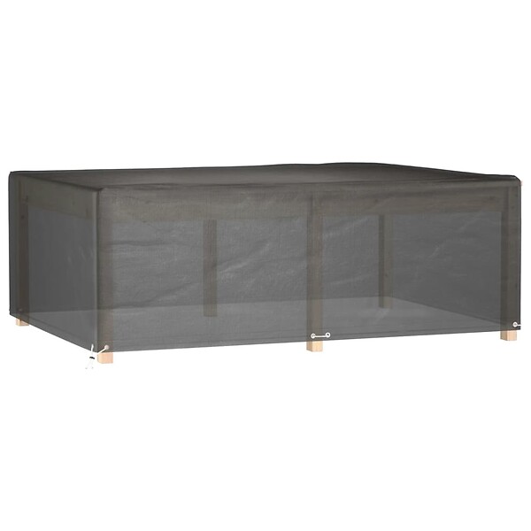 VIDAXL - vidaXL Housse de salon de jardin 12 œillets 230x165x80cm rectangulaire - large