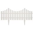 VIDAXL - vidaXL Bordure de pelouse Blanc 17 pcs / 10 m - vignette