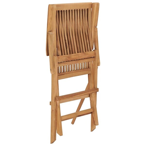 VIDAXL - vidaXL Chaises de jardin lot de 8 Bois de teck massif - large