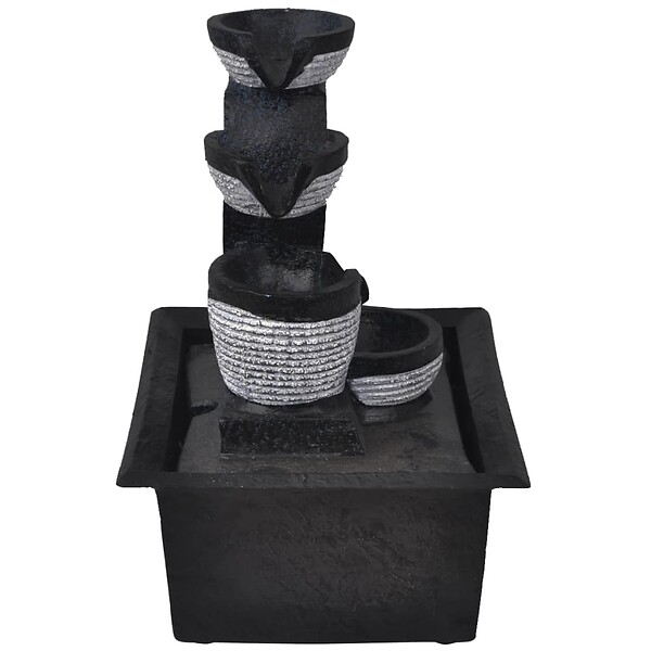 VIDAXL - vidaXL Fontaine d'intérieur avec lampe LED Polyrésine - large