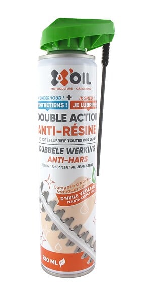 X'OIL - Aérosol anti-résine végétal - Nettoyant lubrifiant - 250ml - large