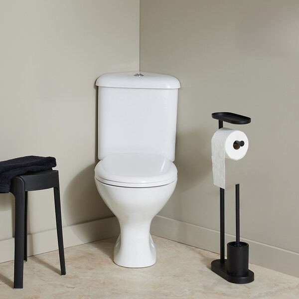 GODART - Pack wc à poser d'angle - sortie horizontale - Clayton - large